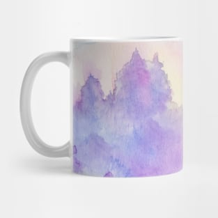 Winter Landscape in watercolor Mug